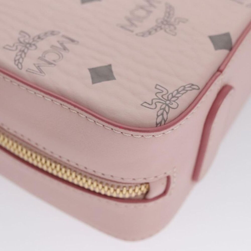 MCM Visetos Pink Canvas Handbag (Pre-Owned) - Picture 7 of 16